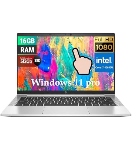Amazon.com: HP EliteBook 830 G7 Laptop Windows 11 Pro, 13.3in FHD